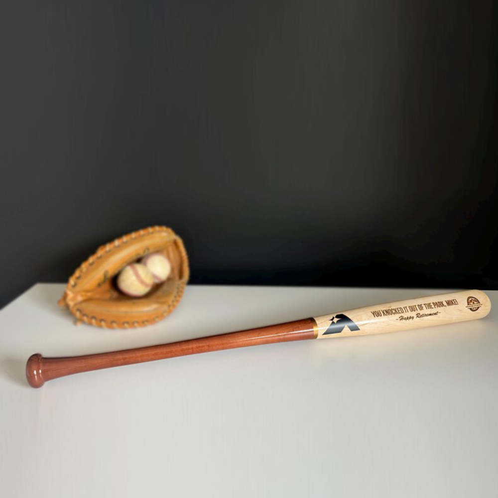 Retirement Baseball Gift for a Coworker that Loves Baseball. Customize your friends last day at work today!