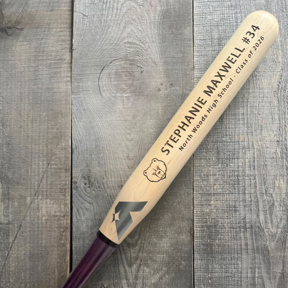Senior Girl Grad Team Commencement Gift, Personalized Engraved Softball Bat, Great present for daughter leading into their senior year.