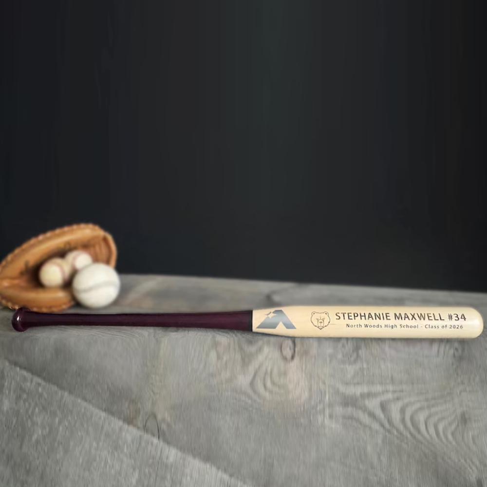 Senior Girl Grad Team Commencement Gift, Personalized Engraved Softball Bat, Great present for daughter leading into their senior year.