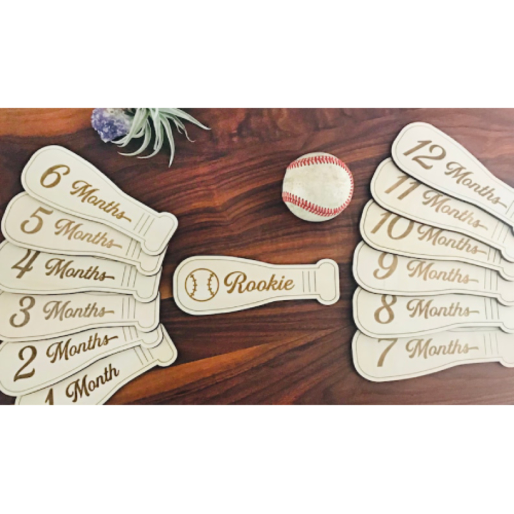 Baseball Baby Milestone Cards, Baby Shower Gift, Baseball Baby Shower, Baseball Baby Sign, Baby Milestone Cards, Baseball Baby Gift
