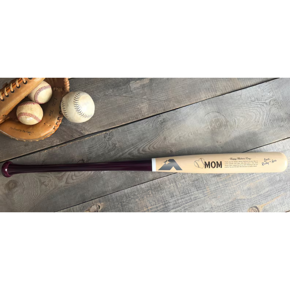 Custom Mother's Day Baseball Gift with a Personal Message
