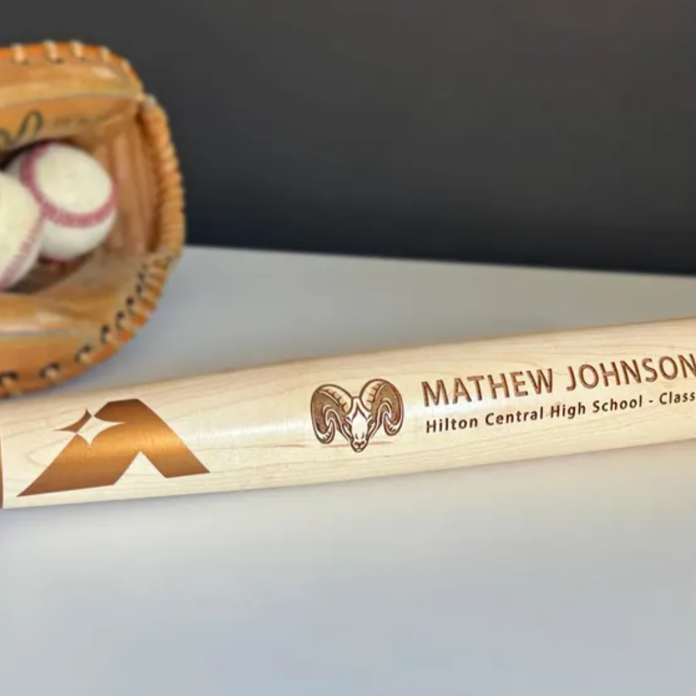 Graduation or Team Commencement Gift, Personalized Engraved Baseball Bat, Great present for son/daughter leading into their senior year.