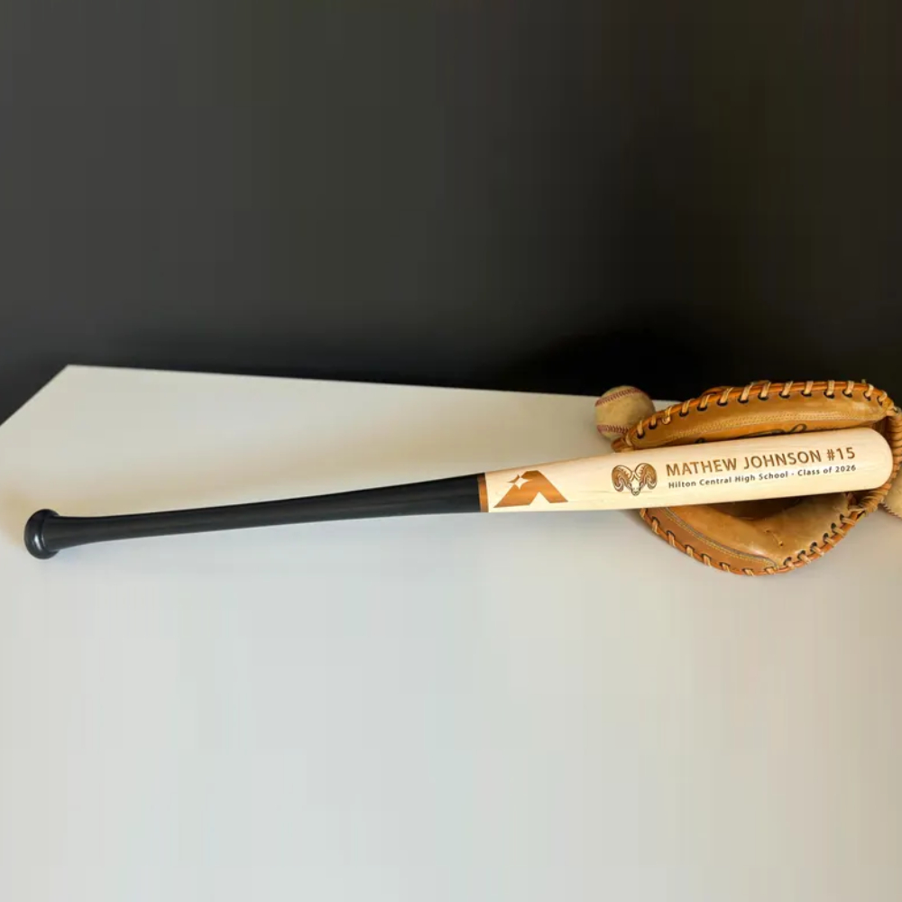 Graduation or Team Commencement Gift, Personalized Engraved Baseball Bat, Great present for son/daughter leading into their senior year.