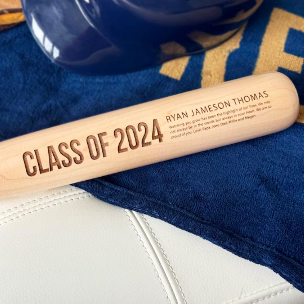 Custom Engraved Grad Gift Baseball Bat