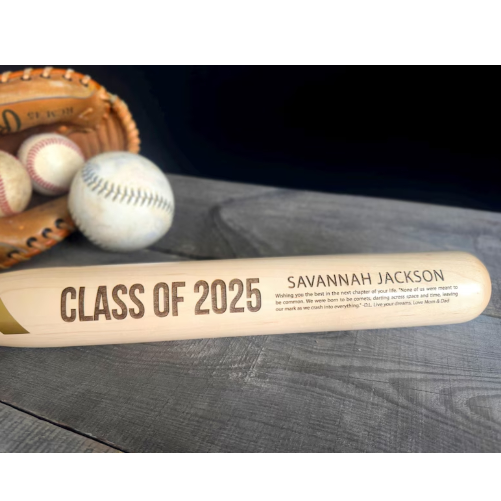 Senior Girl Graduation gift, leave a customizable engraved message for your daughter to cherish forever. Great for any Softball Player!