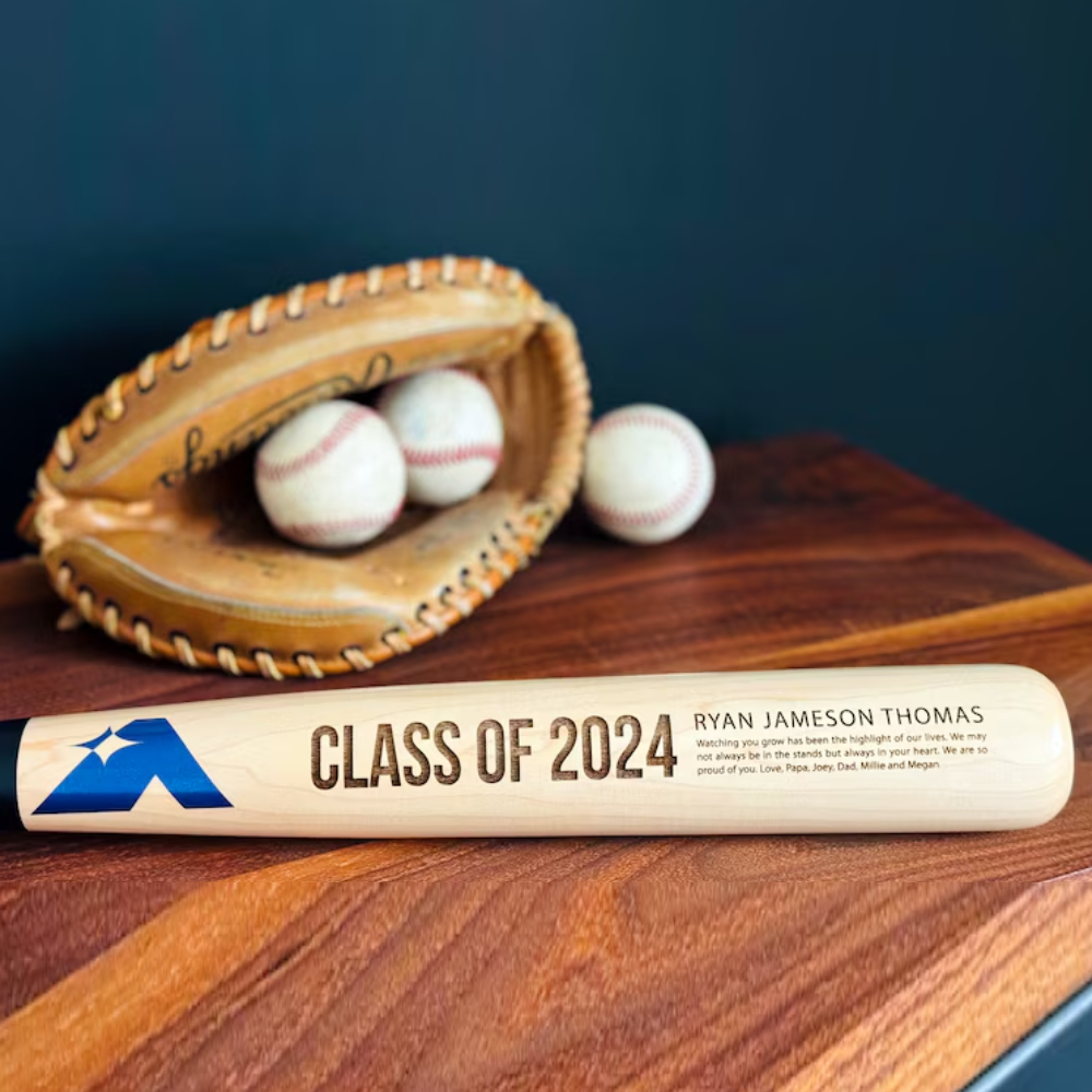 Custom Engraved Grad Gift Baseball Bat
