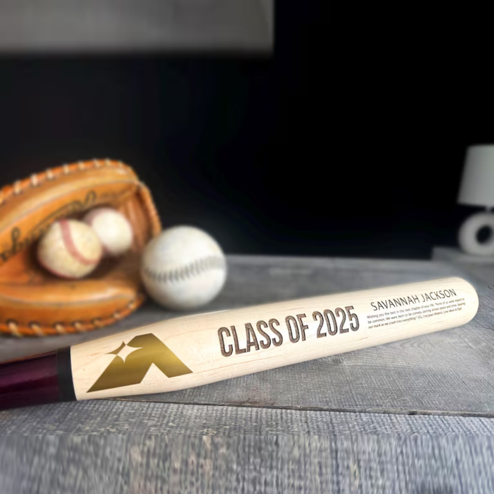 Senior Girl Graduation gift, leave a customizable engraved message for your daughter to cherish forever. Great for any Softball Player!