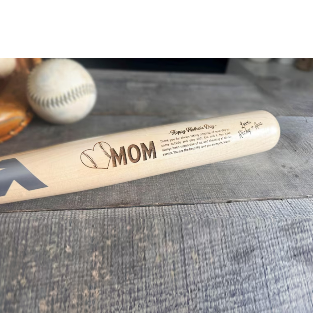 Custom Mother's Day Baseball Gift with a Personal Message