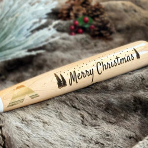 Christmas Baseball Bat, Christmas Decor, Baseball Decor, Baseball Gifts, Custom Baseball Bat, Santa Baseball Bat, Holiday Baseball Decor