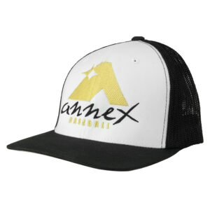 Annex Baseball Trucker Hat - White Black