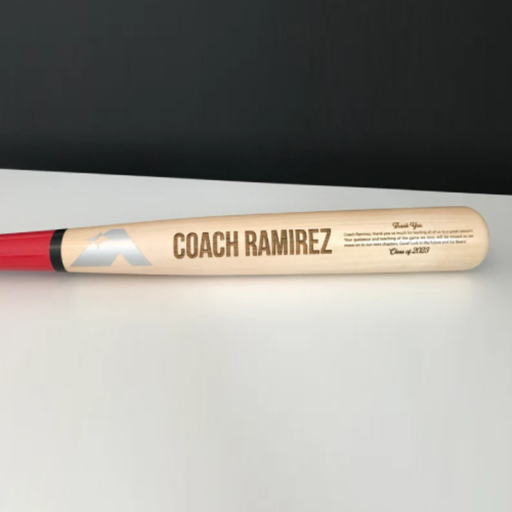 Custom Baseball Coach Gift, Softball Coach Gift, Engraved Baseball Bat,Senior Grad Coach Gift, Personalized Baseball Bat,Custom Baseball Bat