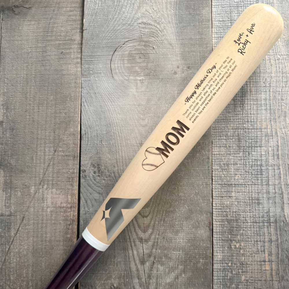 Custom Mother's Day Baseball Gift with a Personal Message