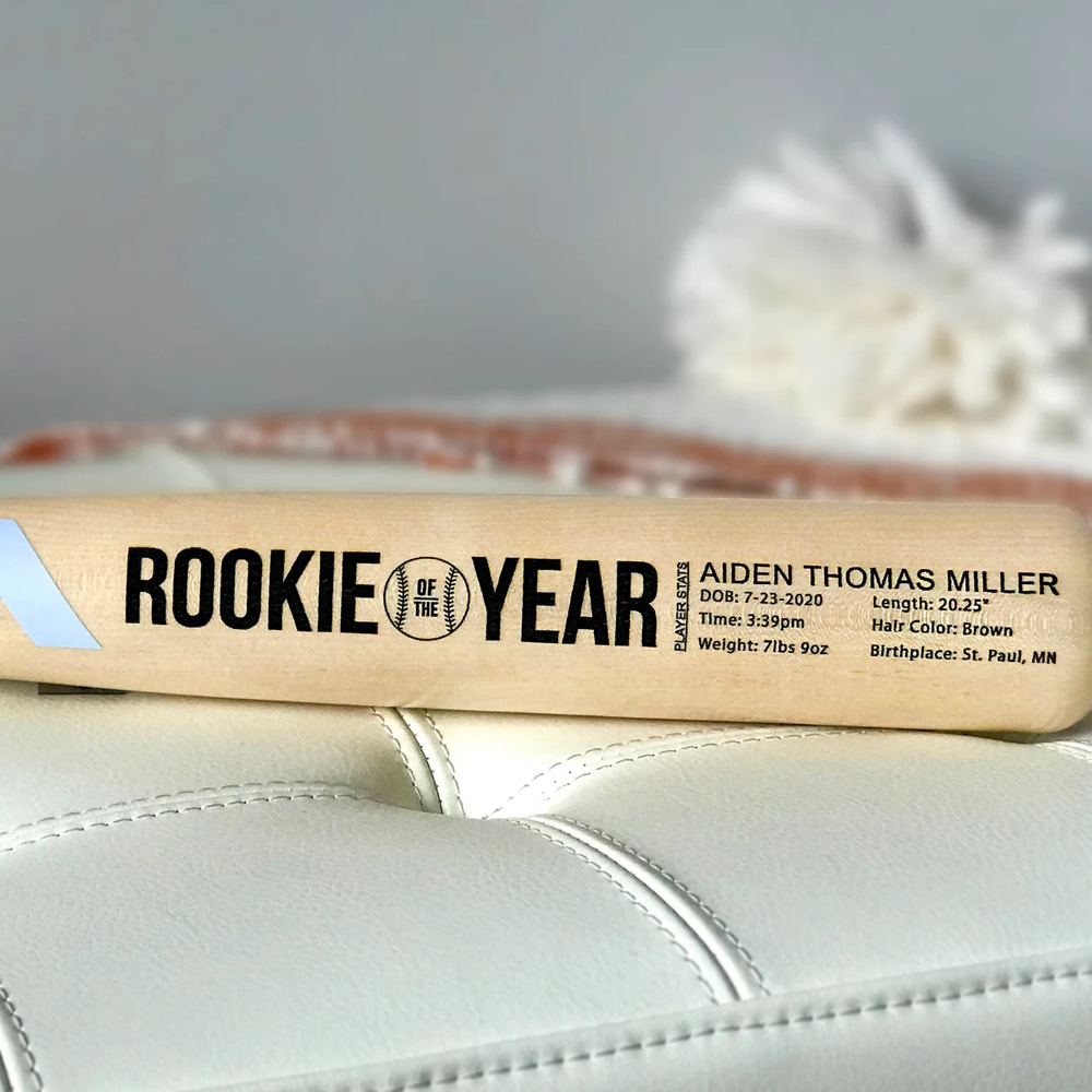 Baseball Baby, Baby Gift, Newborn Gift, Unique Newborn Gift,Baby Baseball Bat, New Dad Gift, New Mom Gift, Newborn, Baby