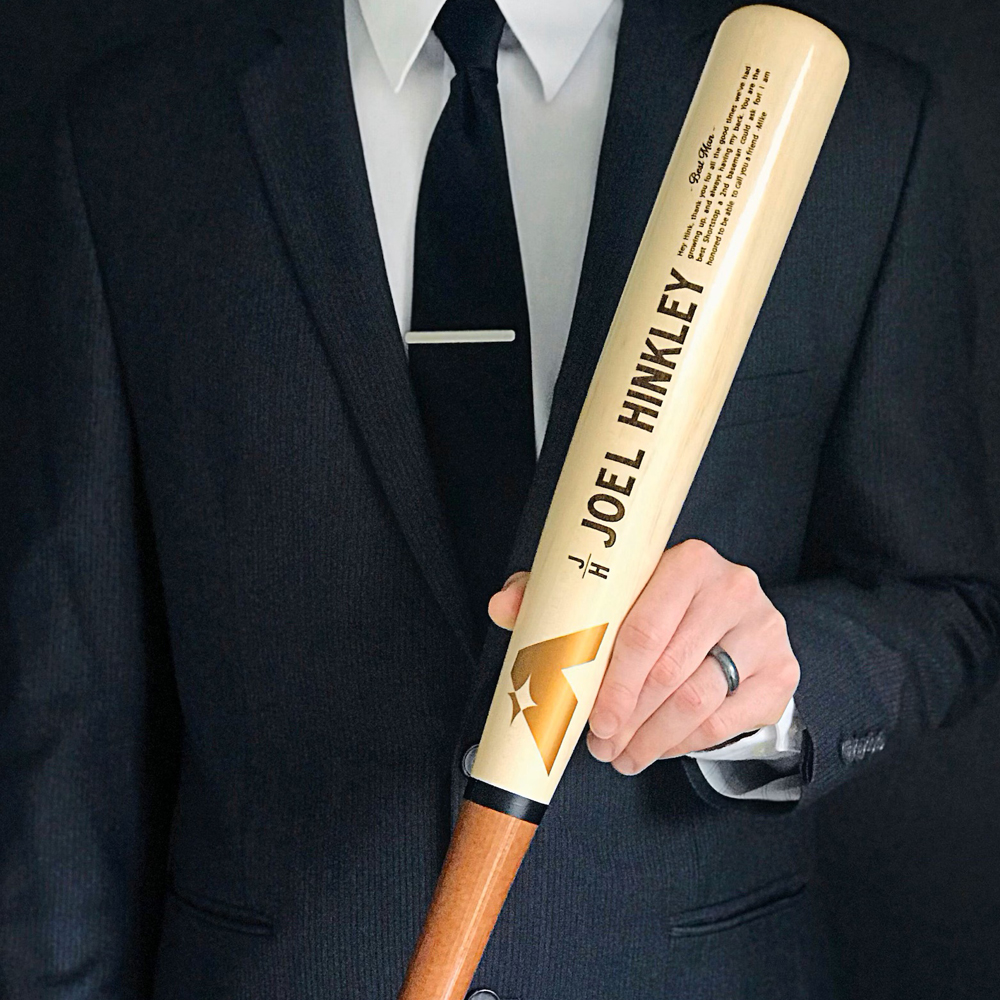 Baseball Groom, Groomsmen Gift, Best Man Gift, Groom Gift From Bride, Personalized Baseball Bat, Custom Baseball Bat, Wedding Baseball Bat