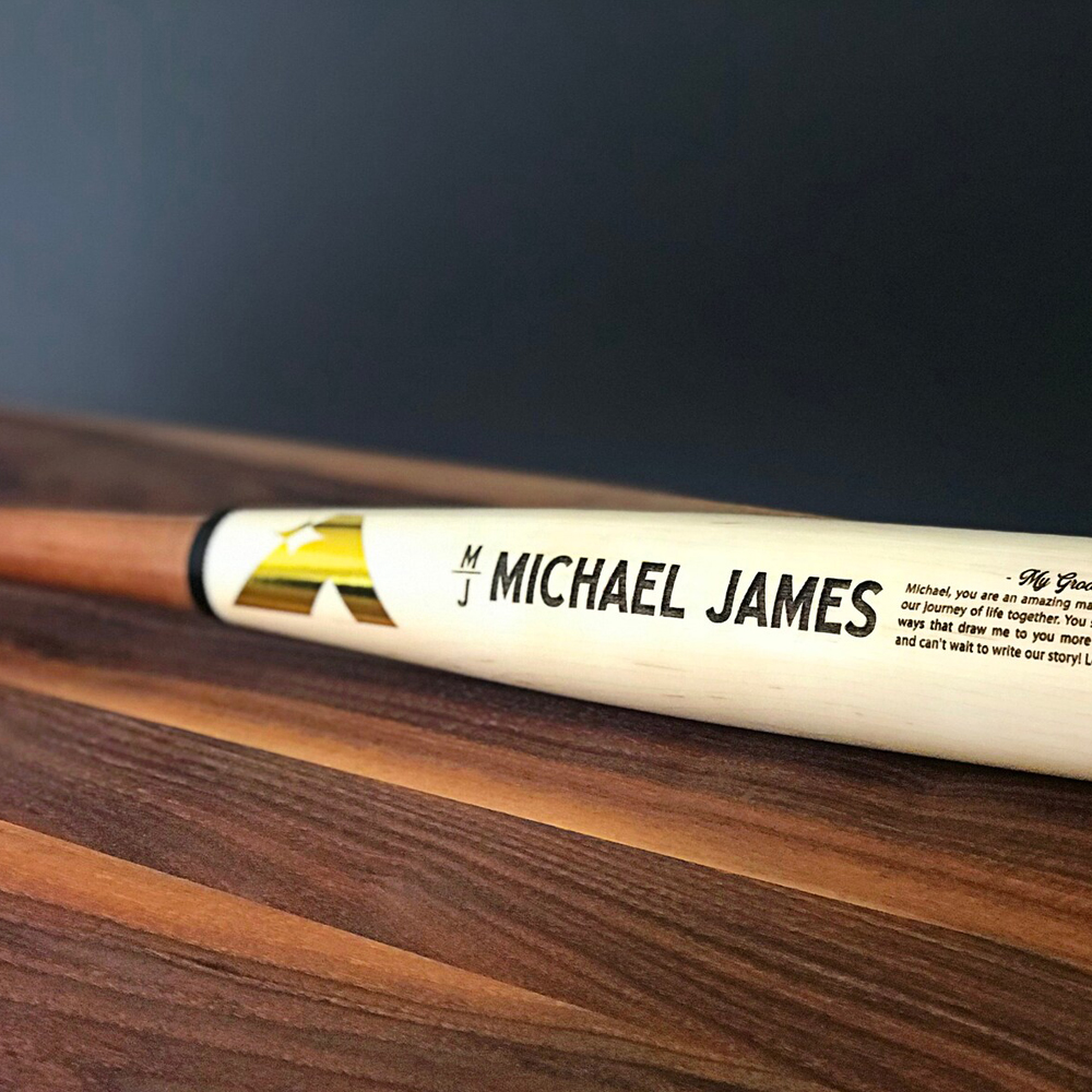 Baseball Groom, Groomsmen Gift, Best Man Gift, Groom Gift From Bride, Personalized Baseball Bat, Custom Baseball Bat, Wedding Baseball Bat